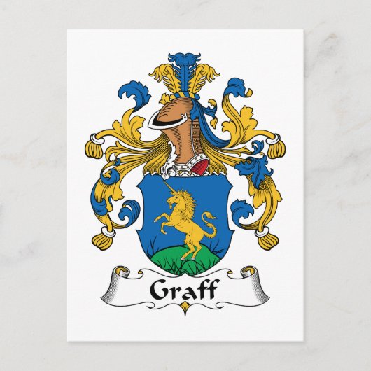 Carte Postale Graff Family Crest (Devant)