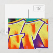 Carte Postale graffiti (Devant / Derrière)