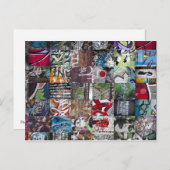 Carte postale Graffiti (Devant / Derrière)