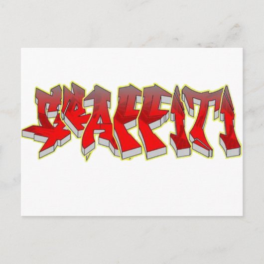Carte Postale Graffiti (Devant)