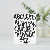 Carte Postale graffiti (Debout devant)