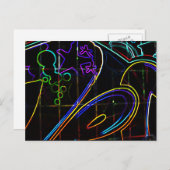 Carte Postale Graffiti 10 pcm (Devant / Derrière)