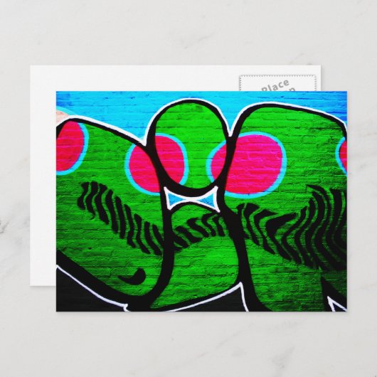 Carte Postale Graffiti 12 pccnm (Devant / Derrière)