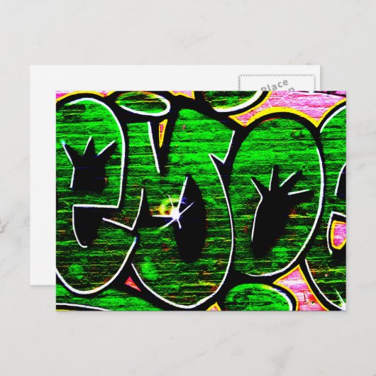 Carte Postale Graffiti 18 pcnm (Devant / Derrière)