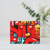 Carte Postale Graffiti 19 pcna (Debout devant)