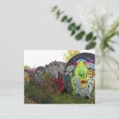 Carte postale Graffiti 2 Alien (Debout devant)