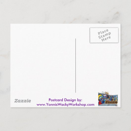 Carte Postale Graffiti 3 (Dos)