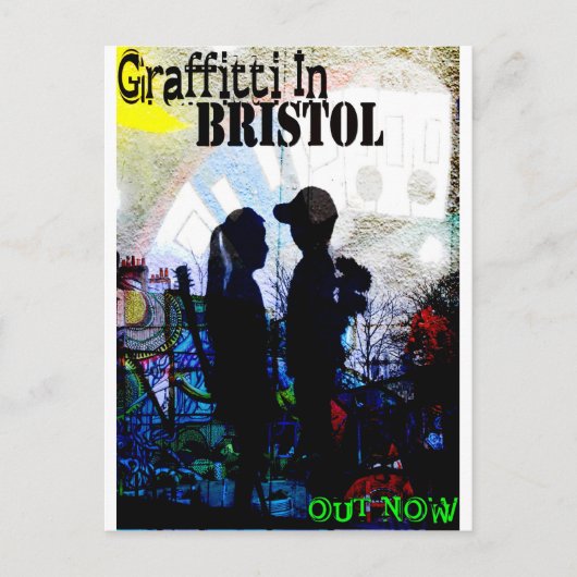 Carte Postale Graffiti À Bristol (Devant)