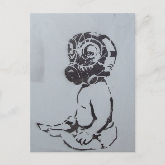 Carte postale graffiti anglaise (Devant)