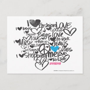 Carte Postale Graffiti Aqua