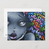 Carte Postale Graffiti aux fées (Devant / Derrière)