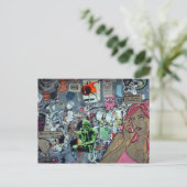 Carte Postale Graffiti, Berlin, Allemagne (Debout devant)