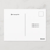 Carte Postale Graffiti blanc modéré Sprayed Heart Image (Dos)