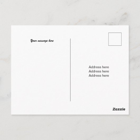 Carte Postale Graffiti blanc modéré Sprayed Heart Image (Dos)