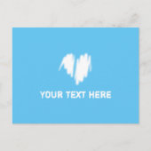 Carte Postale Graffiti blanc modéré Sprayed Heart Image (Devant)