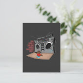 Carte Postale Graffiti Boom Box Break Dance Cartoon (Debout devant)
