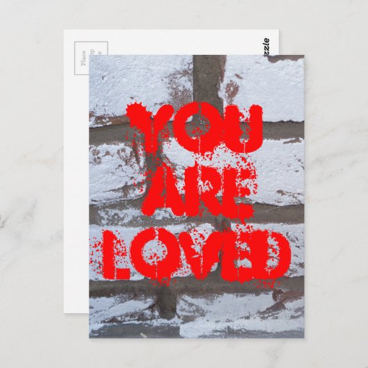 Carte Postale Graffiti Bricks (Devant / Derrière)