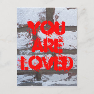 Carte Postale Graffiti Bricks
