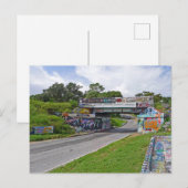 Carte Postale Graffiti Bridge Pensacola Florida (Devant / Derrière)