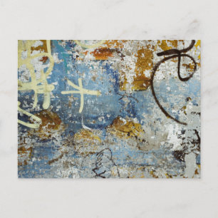 Carte Postale Graffiti coloré texture