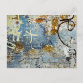 Carte Postale Graffiti coloré texture (Devant)