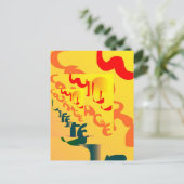 Carte postale Graffiti Courage (Debout devant)