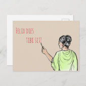 Carte Postale Graffiti de joyeux anniversaire (Devant / Derrière)