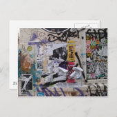 Carte Postale Graffiti de Londres (Devant / Derrière)