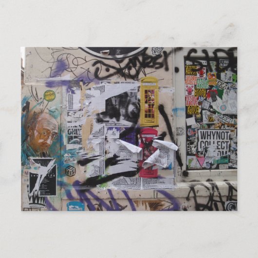 Carte Postale Graffiti de Londres (Devant)