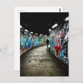 Carte Postale Graffiti de métro (Devant / Derrière)