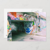 Carte Postale Graffiti de métro - Milano, Italie (Devant / Derrière)