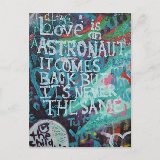 Carte Postale Graffiti de Prague (Devant)