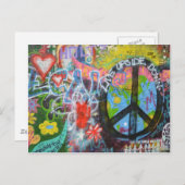 Carte Postale Graffiti de Prague (Devant / Derrière)