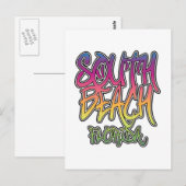 Carte Postale Graffiti de South Beach (Devant / Derrière)