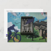 Carte Postale graffiti de Taïwan, Taipei, Taïwan (Devant / Derrière)