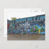 Carte Postale Graffiti Deep Ellum Artwork # 4 (Devant / Derrière)