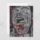 Carte Postale Graffiti déplaisant (Devant / Derrière)