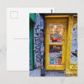 Carte Postale Graffiti Dining Dublin Irlande (Devant / Derrière)