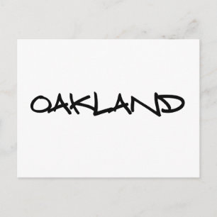 Carte Postale Graffiti d'Oakland