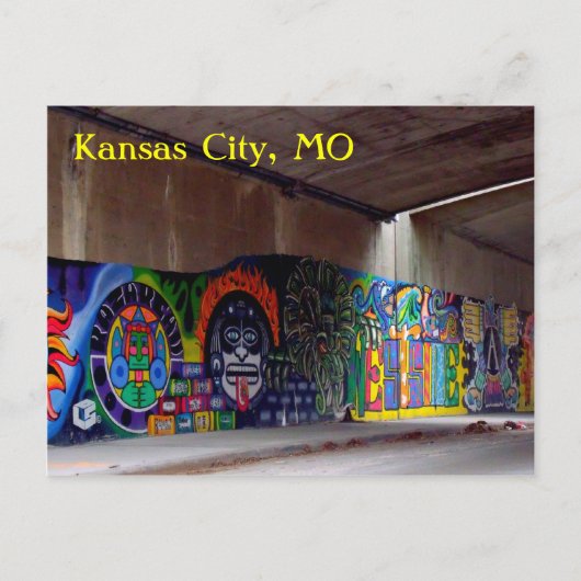 Carte Postale Graffiti en latin (Devant)