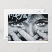 Carte Postale Graffiti Eye (Devant / Derrière)
