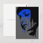 Carte Postale 'Graffiti Fashion Design' (Devant / Derrière)