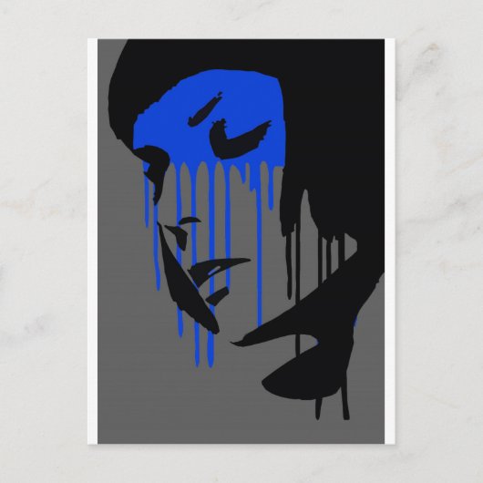 Carte Postale 'Graffiti Fashion Design' (Devant)