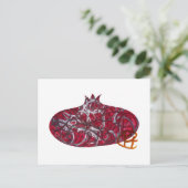 Carte Postale Graffiti grenade minimaliste art (Debout devant)