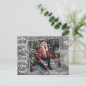 Carte Postale Graffiti Grunge Grad | Graduation Merci photo (Debout devant)