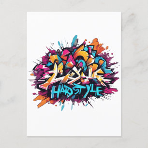 Carte Postale Graffiti Hardstayle