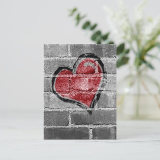 Carte Postale Graffiti Heart (Debout devant)