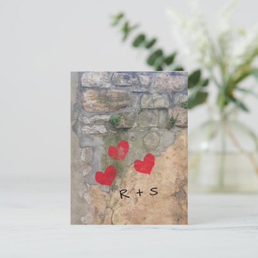 Carte Postale Graffiti Hearts (Debout devant)