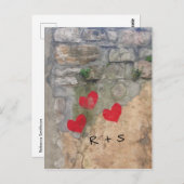 Carte Postale Graffiti Hearts (Devant / Derrière)