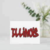 Carte Postale Graffiti Illinois (Debout devant)